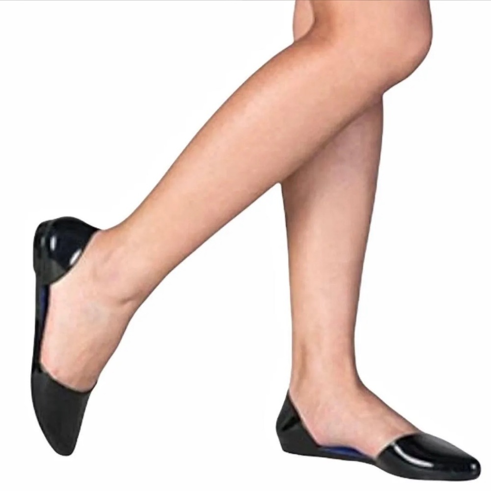 Brand New (in box) Jeffrey Campbell Black Havana Jelly Love Flat (NIB, size: 8)
